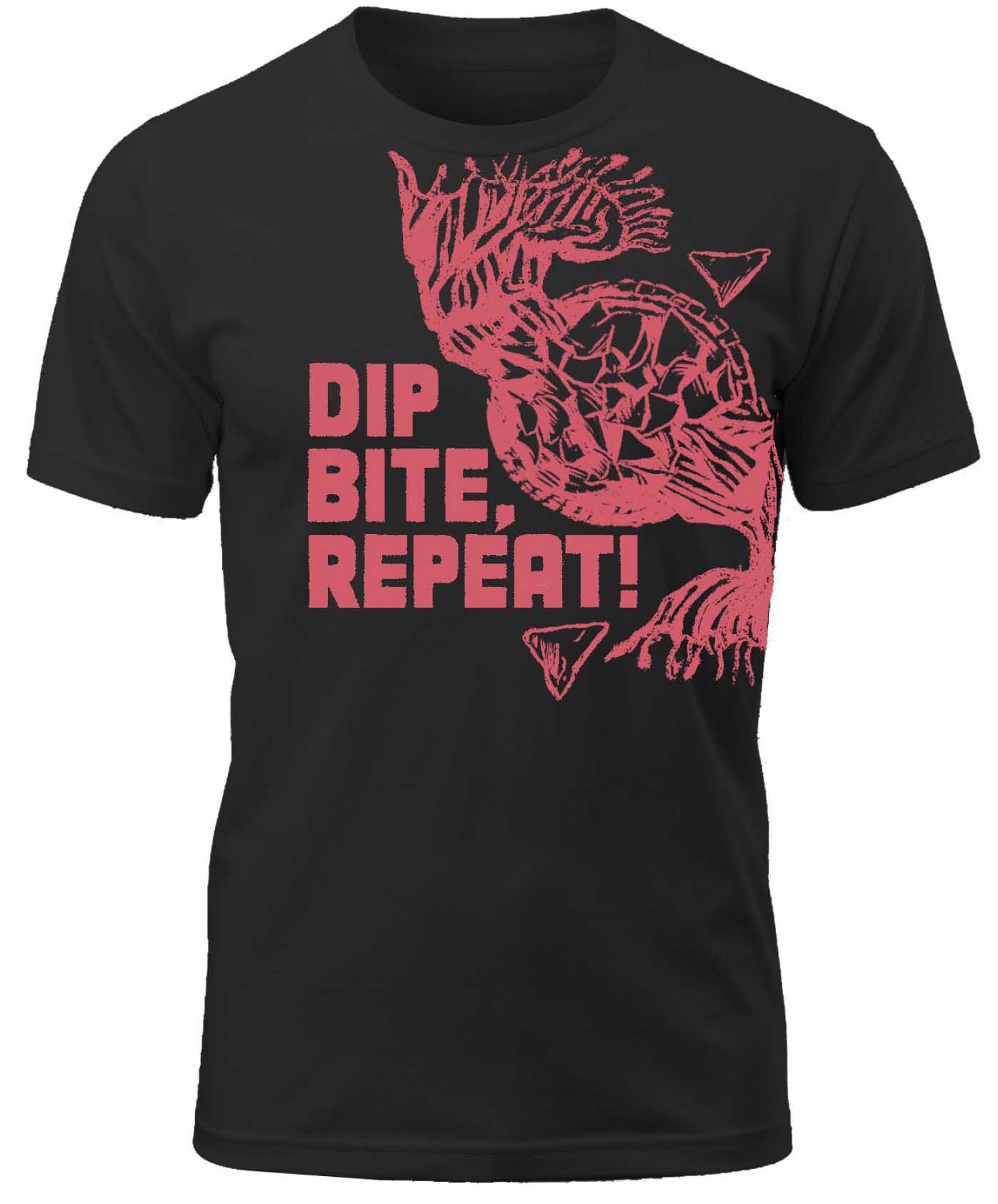 Tričko černé - Dip, Bite, Repeat !