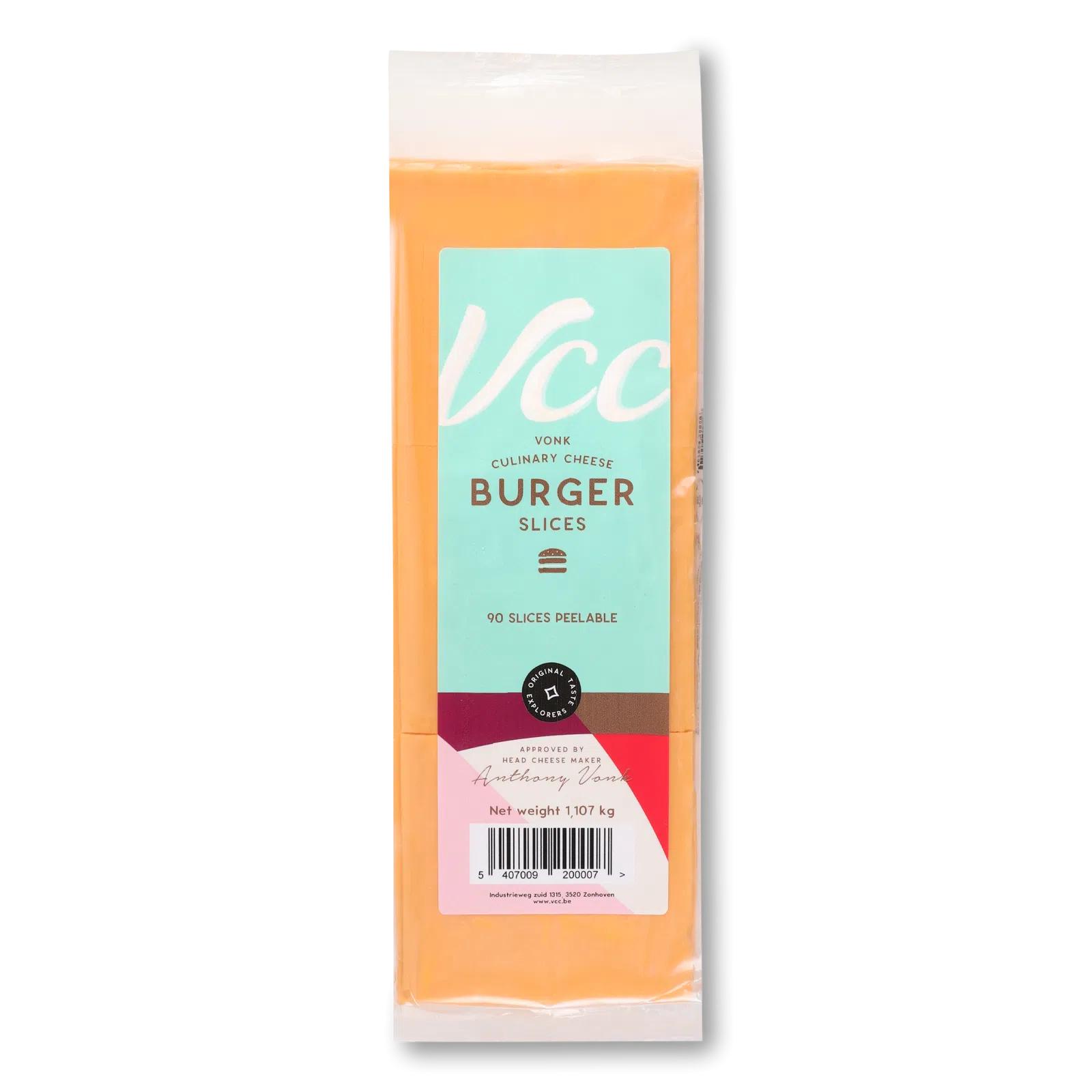Burger slices - tavené plátky 90ks - 1,107kg 