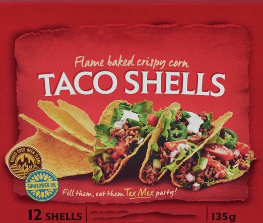 Taco Shells 12ks